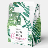 Tropical Palm Blätter Bachelorette Hangover Kit Geschenkschachtel (Geöffnet)
