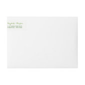 Tropical Palm Blätter Beach Wedding (Vorderseite)