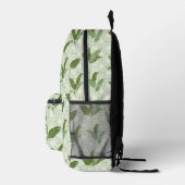 Tropical Palm Blätter Bedruckter Rucksack (Rechts)