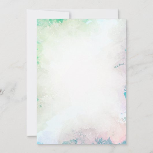 Tropical Palm Blätter Blume Pink Flamingo 30. Einladung (Rückseite)