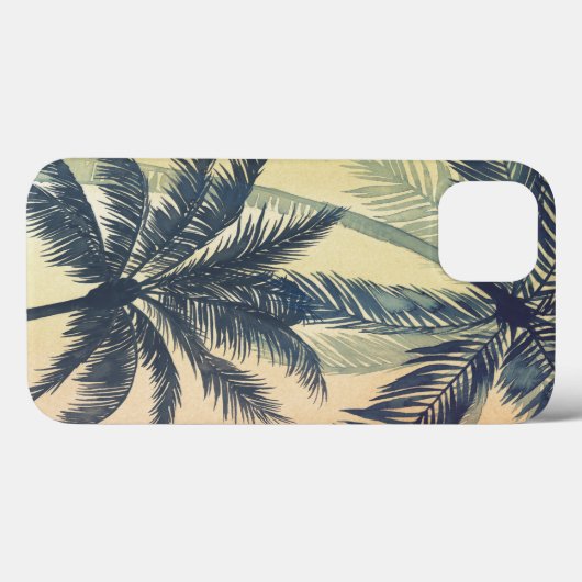 Tropical Palm Blätter Case-Mate iPhone Hülle (Rückseite (Horizontal))