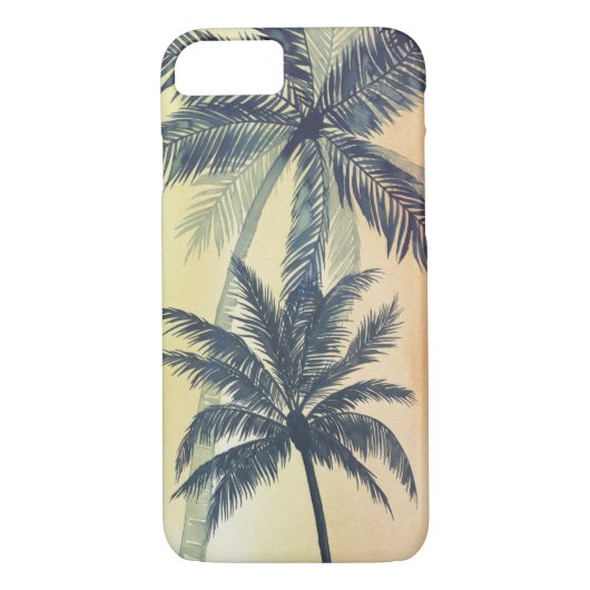 Tropical Palm Blätter Case-Mate iPhone Hülle (Rückseite)