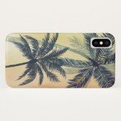 Tropical Palm Blätter Case-Mate iPhone Hülle (Rückseite (Horizontal))