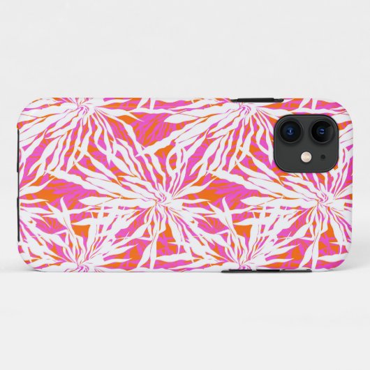 Tropical Palm Blätter Case-Mate iPhone Hülle (Rückseite (Horizontal))