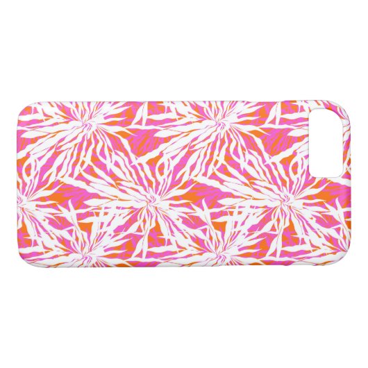 Tropical Palm Blätter Case-Mate iPhone Hülle (Rückseite (Horizontal))