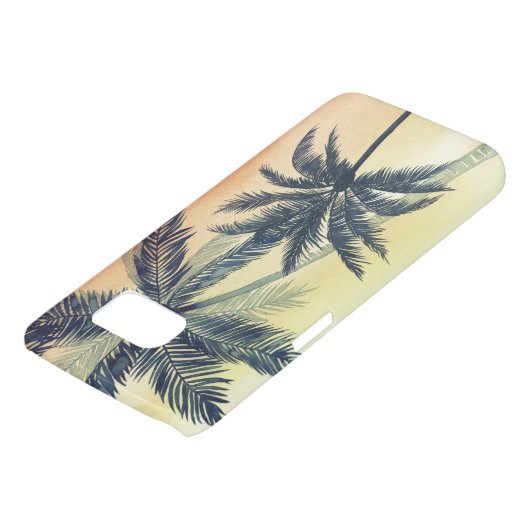 Tropical Palm Blätter Case-Mate Samsung Galaxy Hülle (unten)