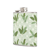 Tropical Palm Blätter Flachmann (Links)