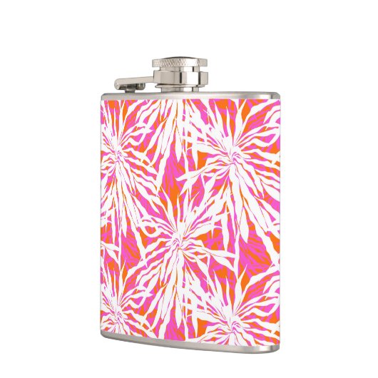 Tropical Palm Blätter Flachmann (Links)