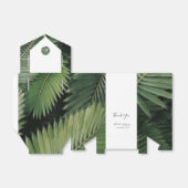 Tropical Palm Blätter Grüne Hochzeit Geschenkschachtel (Ungefaltet)