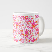 Tropical Palm Blätter Jumbo-Tasse (Vorderseite Rechts)