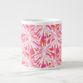 Tropical Palm Blätter Jumbo-Tasse (Vorderseite)