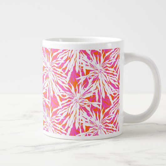 Tropical Palm Blätter Jumbo-Tasse (Rechts)
