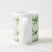 Tropical Palm Blätter Jumbo-Tasse (Rückseite)