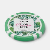 Tropical Palm Blätter Leaf Junggeselinnen-Abschied Pokerchips (Einzeln)