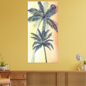 Tropical Palm Blätter Leinwanddruck (Insitu (Wohnzimmer))