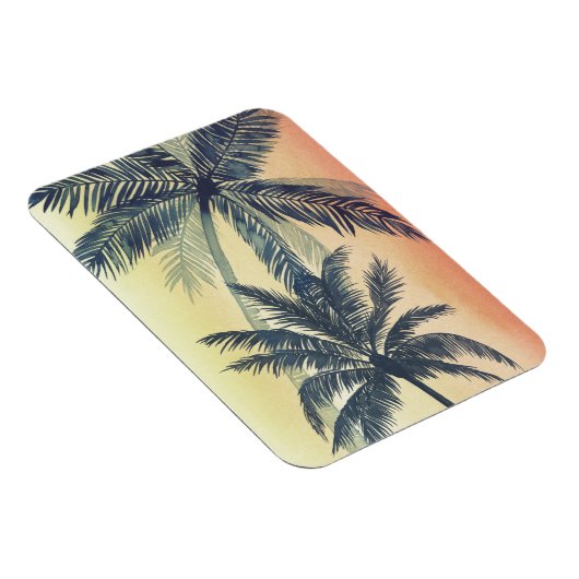 Tropical Palm Blätter Magnet (Rechte Seite)