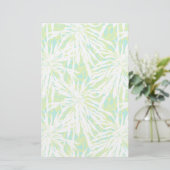 Tropical Palm Blätter Muster Briefpapier (Stehend Vorderseite)