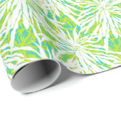 Tropical Palm Blätter Muster Geschenkpapier (Rolleneckpunkt)