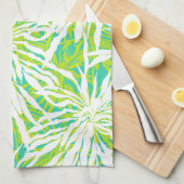 Tropical Palm Blätter Muster Handtuch (Viertel Falte)