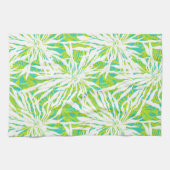 Tropical Palm Blätter Muster Handtuch (Horizontal)