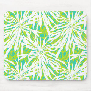 Tropical Palm Blätter Muster Mousepad