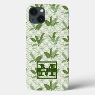 Tropical Palm Blätter Name hinzufügen Case-Mate iPhone Hülle