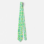 Tropical Palm Blätter Necktie - Green Botanical Krawatte (Vorderseite)