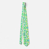 Tropical Palm Blätter Necktie - Green Botanical Krawatte (Rückseite)
