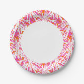 Tropical Palm Blätter Pappteller (Vorderseite)