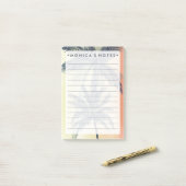 Tropical Palm Blätter Post-it Klebezettel (Auf Schreibtisch)