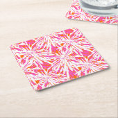 Tropical Palm Blätter Rechteckiger Pappuntersetzer (angewinkelt)