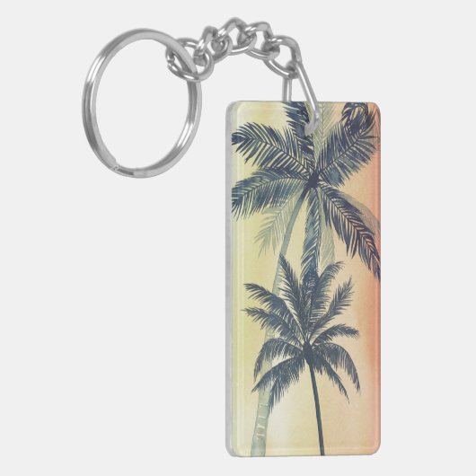 Tropical Palm Blätter Schlüsselanhänger (Vorderseite links)