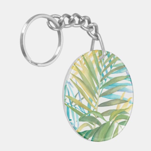 Tropical Palm Blätter Schlüsselanhänger (Vorderseite links)