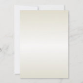 Tropical Palm Blätter Script Sommerhochzeit Einladung (Rückseite)