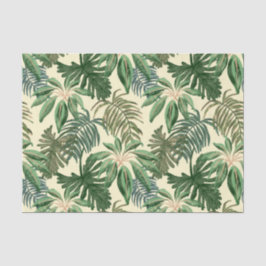 Tropical Palm Blätter Seidenpapier