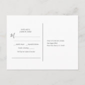 Tropical Palm Blätter Song Request UAWG Postkarte (Rückseite)