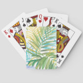 Tropical Palm Blätter Spielkarten (Rückseite)