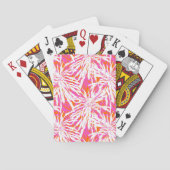 Tropical Palm Blätter Spielkarten (Rückseite)