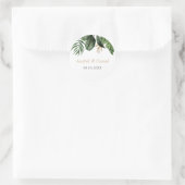 Tropical Palm Blätter Umschlag Aufkleber Sticker (Tasche)