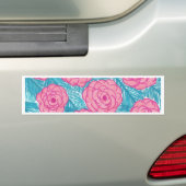 Tropical Palm Blätter und Blume Autoaufkleber (Auf Auto)