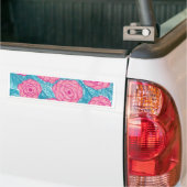 Tropical Palm Blätter und Blume Autoaufkleber (Auf Lkw)