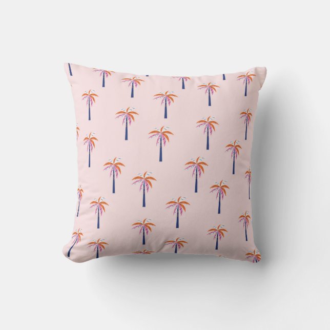 Tropical Palm Bliss Kissen (Vorderseite)