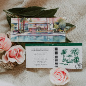 Tropical Palm | Boarding Pass Bachelorette