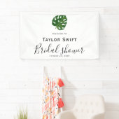 Tropical Palm Brautparty Banner (Insitu)