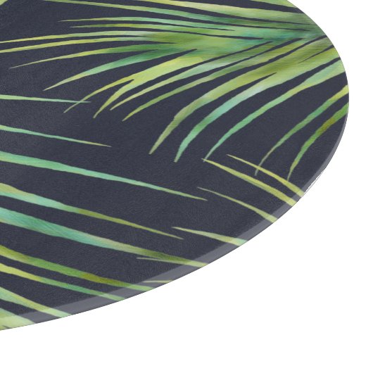 Tropical Palm Cutting Board Schneidebrett (Ecke)