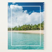Tropical Palm Fringed Beach Planer (Rückseite)