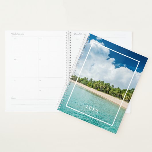 Tropical Palm Fringed Beach Planer (Anzeige)