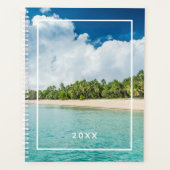 Tropical Palm Fringed Beach Planer (Vorderseite)