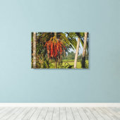 Tropical Palm Fruit Bali - Canvas Wall Art Print Leinwanddruck (Insitu (Holzboden))