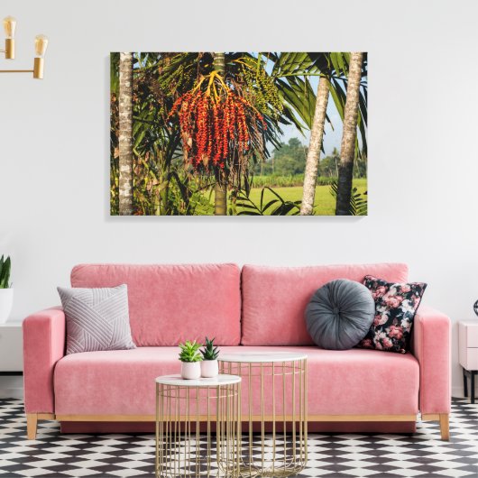 Tropical Palm Fruit Bali - Canvas Wall Art Print Leinwanddruck (Insitu (Wohnzimmer))